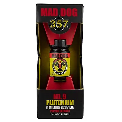 Mad Dog 357 No. 9 Plutonium 9 Million Scoville Pepper Extract 1oz • $155.11