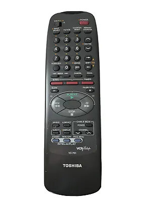 $12.99 • Buy Genuine Toshiba VC-761 TV/VCR Combo Remote Control M-671 M-75 M-761 M-781