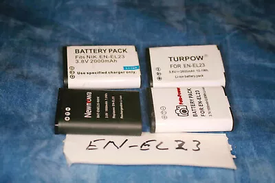 4 EN-EL23 Batteries For Nikon Coolpix P900 P600 P610 P700 S810C B700 • £16