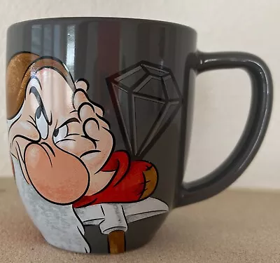 Authentic Original Disney Parks Grumpy Ceramic Mug 14 Oz Snow White Dwarf New! • $15.97