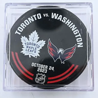 2023-24 Washington Capitals Used NHL Warm Up Pucks! Choose Your Game! MeiGray • $59.99