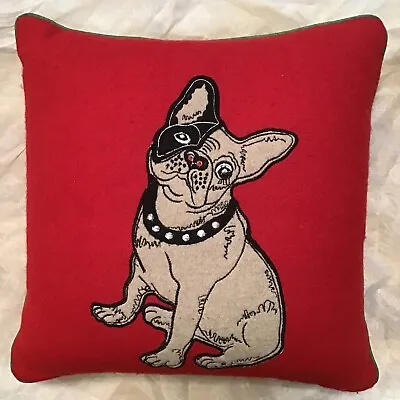 $12.50 • Buy Dog French Bulldog Boston Terrier Pillow Felt 15” X 15”