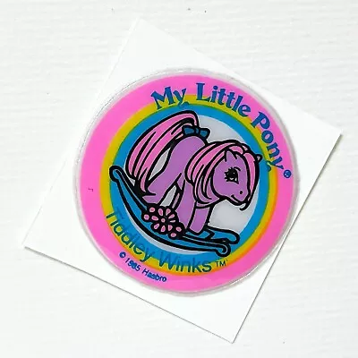 Tiddley Winks Puffy Sticker Accessory Vintage G1 My Little Pony Baby Nursery • $8