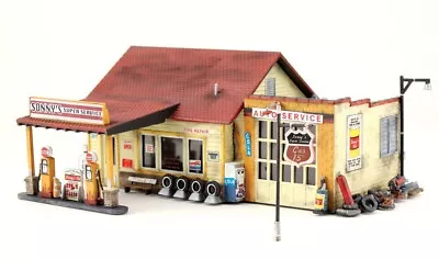 Woodland Structures (N-Scale) 5203 Pre-Fab SONNY's SUPER SERVICE KIT - NIB • $25.95