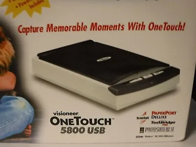 Visioneer One Touch 5800 USB Flatbed Scanner  NEW Never Used - See Shipping Note • $29.99