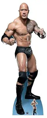 The Rock Dwayne Johnson Fight Stance WWE Lifesize And Mini Cardboard Cutout • £39.99