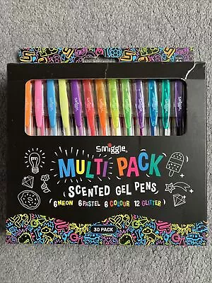 £10.99 • Buy Smiggle Multi Pack Scented Gel Pens 30pack, 6neon, 6pastel, 6colour, 12glitter