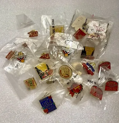 Vintage McDonald's Employee Pins - 12 Assorted 28 In All Still NEW In Plastic! • $8