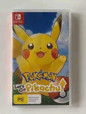 Pokémon Let’s Go Pikachu! *CASE ONLY - NO GAME* Nintendo Switch Replacement Box • $20