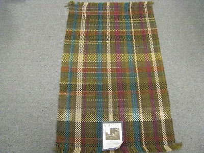 $65 • Buy Capel Rugs Salem Plaid 24  X 45  No.750 Mahoghany