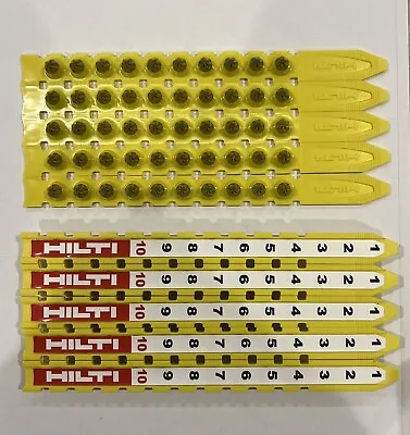 HILTI YELLOW Cartridges 6.8/11 M10 SHORT Cal.27 Gun DX450 DX460DX5 Pack Of 100 • £9.99