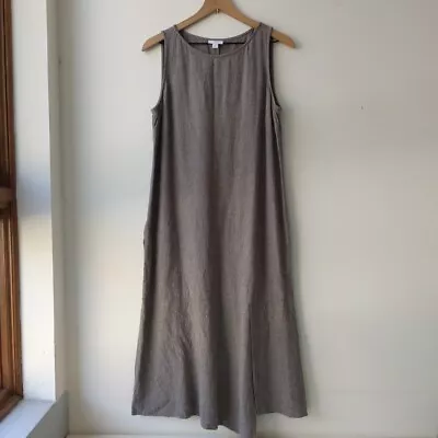 J. Jill Pure Jill Midi Tank Dress Brown Women's Size Medium Tall • $30