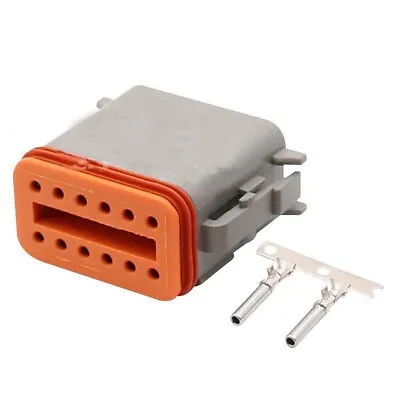 Deutsch Dt Series Multi Plug Waterproof Connector 2 3 4 6 8 12 Way Pin • £157.50