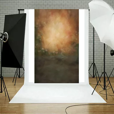 $19.99 • Buy Vinyl Wood Wall Floor Photography Studio Prop Backdrop Background 3x5FT NEW
