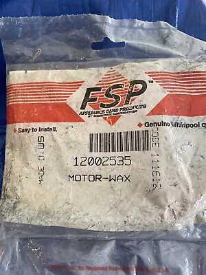 $14 • Buy New Genuine OEM Whirlpool Washer Washing Machine Wax Motor 12002535