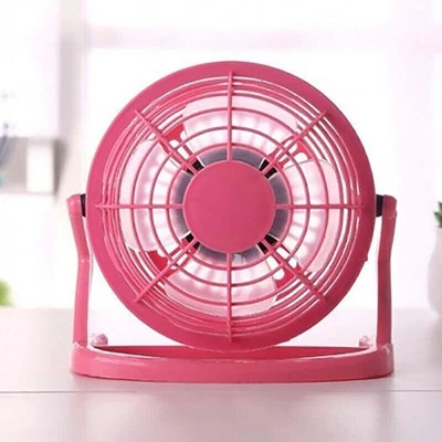 $14.89 • Buy Retro USB Desk Small Quiet Personal Cooler Portable Air Circulator Table Fan