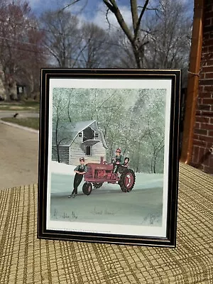 1994 P. Buckley Moss~Farmall Memories~ Signed HTF Tractor Print #360/1000 12x10 • $94.99