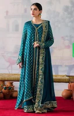 Charizma Embroidered Formal 3pc Suit Pakistani Designer Zaha Mushq Bqatik Maria • £99