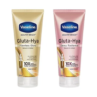 Vaseline Gluta-Hya Dewy Radiance + Flawless Glow Serum-In-Lotion (Combo) 200ml • $29.99