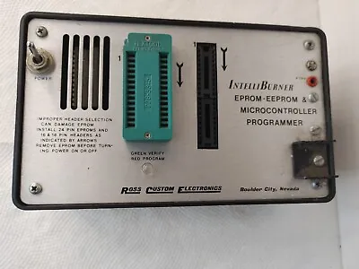 Vintage Ross Custom Electronics Intelliburner Eprom-eeprom Chip Burner • $119.96