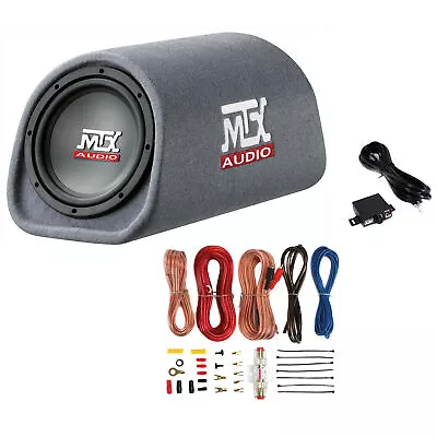 MTX AUDIO RT8PT 8  240W Car Subwoofer & Soundstorm AKS8 8 Gauge Amp Wiring Kit • $188.74