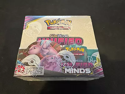 Pokemon UNIFIED MINDS Booster Box Sun & Moon (36 Packs Inside) Factory SEALED • $606.22