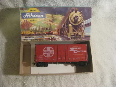 Athearn HO SANTA FE 40' Hi Cube Boxcar ATSF  14021  With Original Blue Box • $6.99