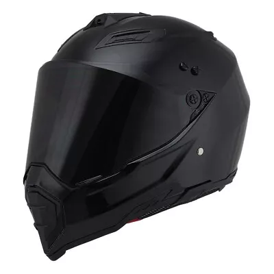 Dual Sport Off Road Full Face Motorcycle Helmet Motocross Dirt Bike ATV MX DOT • $82.69