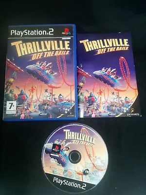 Thrillville: Off The Rails (Sony PlayStation 2 2007) And Manual • £4.50