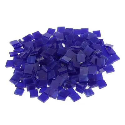 £11.68 • Buy 250 Pieces Vitreous Glass Mosaic Tiles For Arts DIY Crafts Dark Blue