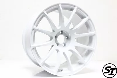 Rota Pwr Wheels 18x10 +25 5x100 73 Hb White For Subaru Wrx 2002-2014 Widebody • $1079