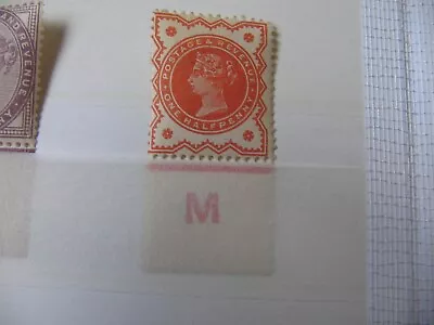 GB QV Sg197 - 1/2d Vermillion Control M - Mint ( Previously Hinged ) • £5.25