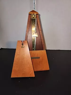 Vintage Seth Thomas Wood Metronome De Maelzel Working • $49