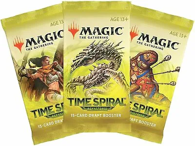 Time Spiral Remastered 3x Draft Booster Pack Magic The Gathering New Sealed MTG • $25.95