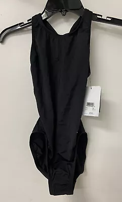 $10.99 • Buy Womens DOLFIN 7482S Size 28 One Piece Racing Swimsuit Black