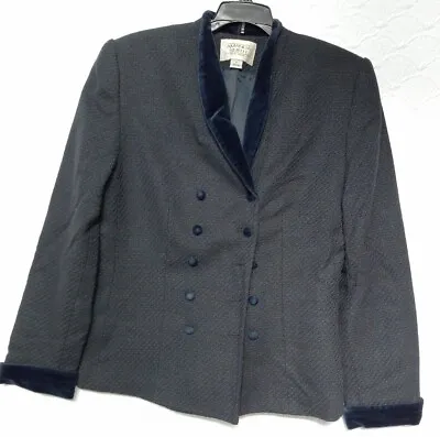 Womens Two Piece Suit Blazer And Skirt Amanda Smith 8 100% Wool Good Condition  • $16.90