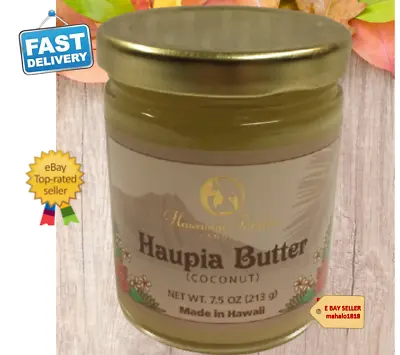 🌺haupia Butter Coconut Fruit Spread Hawaii Hawaiian Paradise Candies 7.5 Oz Jar • $8.39