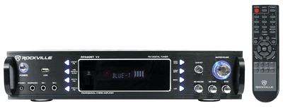 $159.95 • Buy Rockville RPA60BT V2 1000 Watt 2-Ch USB Bluetooth DJ/Pro/Karaoke Amplifier Mixer