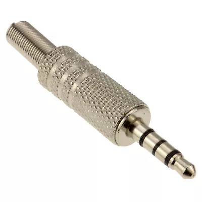 3.5mm 4 Pole Jack Plug For Audio And Video Cable Soldering Terminal End [004664] • £2.69