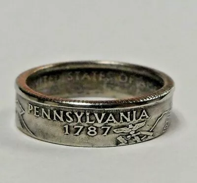  Sealed  PENNSYLVANIA STATE QUARTER Handmade Coin Ring Or Pendant Size 4-14 • $14.99