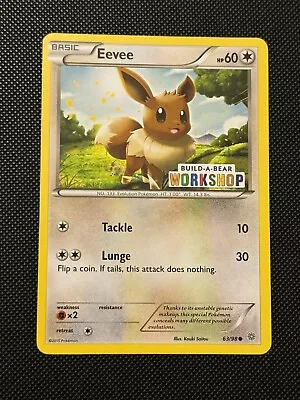 Pokémon TCG Eevee Build-A-Bear Workshop Promo 63/98 Promo Promo • £6