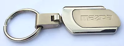 Chrome Metal Key Ring Fob Fits Mazda • $14.99