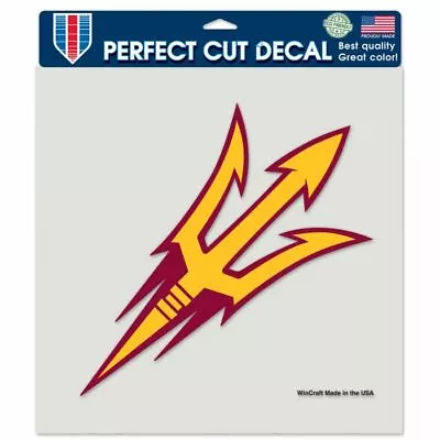 Arizona State Sun Devils 4x4 Perfect Cut Decal Color Sticker Car Truck Auto  • $7.95