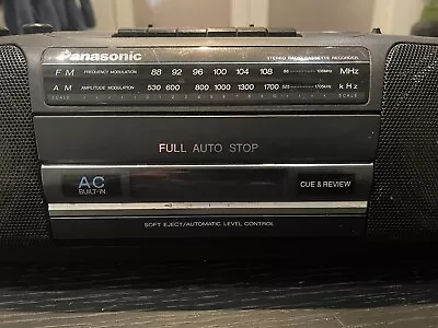 Vintage Panasonic RX-FS410 AM/FM Radio/Cassette Boombox TESTED & WORKS W/ Cord • $49.99