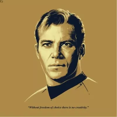 Captain Kirk Star Trek By Matt Ferguson Screen Print Poster BNG MONDO VICE PRESS • $35