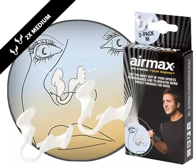 Airmax Nasal Dilator | Breathe Better With Airmax | Against Nasal Congestion - - • £19.61