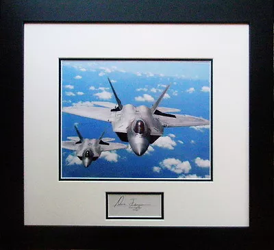 F-22 Raptor - W/ Autograph Of The First Test Pilot Dave Ferguson • $195