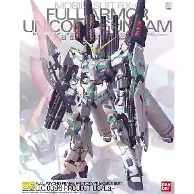 MG RX-0 Full Armor Unicorn Gundam Ver. KA 1/100 Model Kit Bandai Hobby • $94