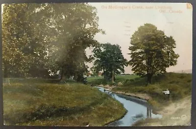 Antique Postcard On McGregor Creek Near Chatham Canada • $9.99