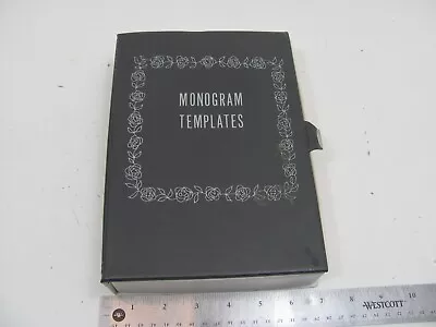 Vintage Sears Kenmore Sewing Machine Monogrammer And Monogram Templates Case A-Z • $11.21